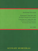 Konzert Nr. 3 C-Dur RV 478 (Piano reduction with solo part)