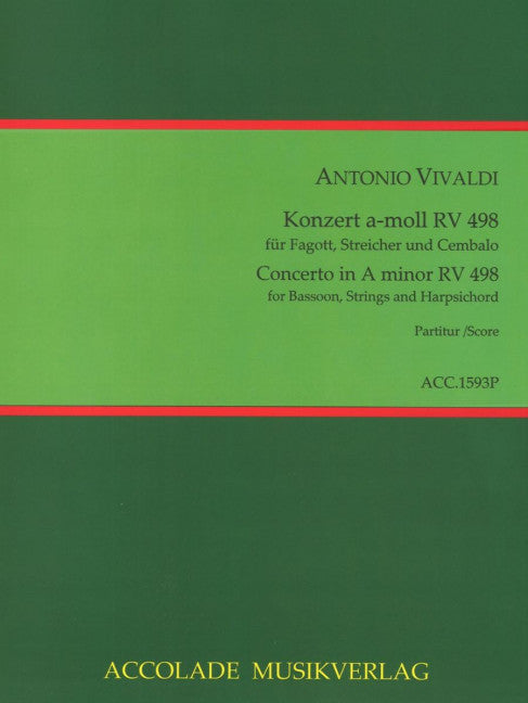 Konzert Nr. 2 a-moll RV 498 (Score)
