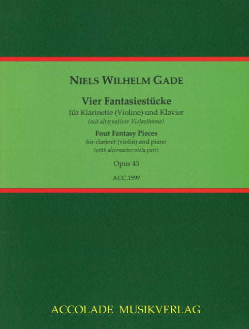 Vier Fantasiestücke op. 43 (clarinet (violin, viola) and piano)