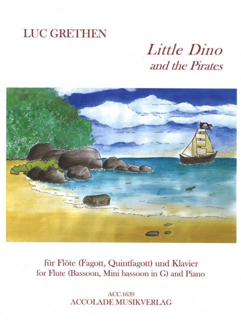 Little Dino and the Pirates (bassoon (flute, fagottino in G) and piano)