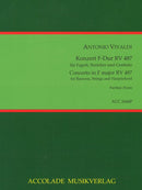 Konzert Nr. 15 RV 487 F-Dur (Score)