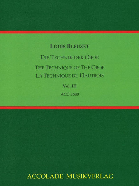Die Technik der Oboe, Vol. 3
