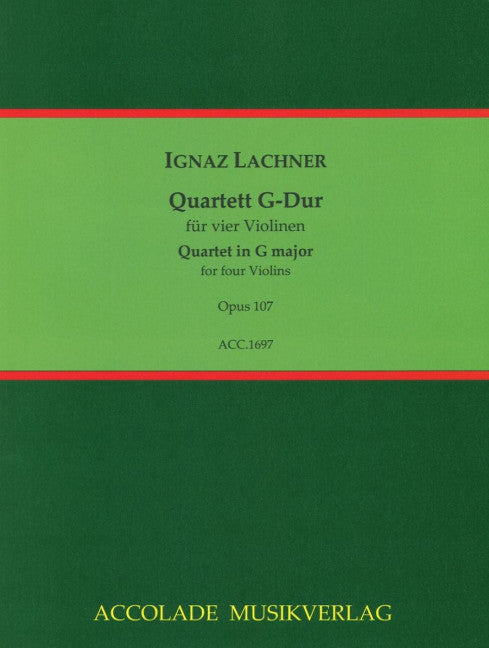 Quartett G-Dur op. 107
