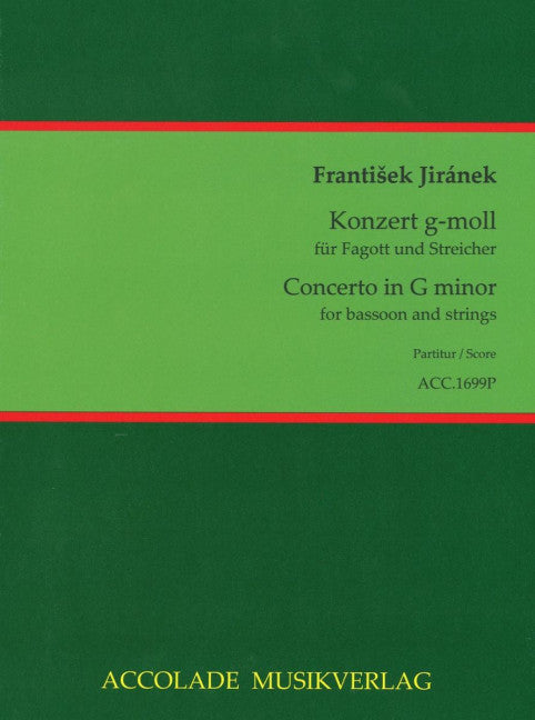 Konzert g-moll (Score)