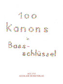 100 Kanons im Bassschlüssel