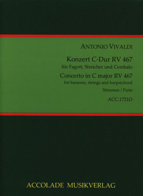 Konzert C-Dur RV 467 (Set of parts)