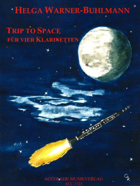 Trip to Space (4 clarinets)