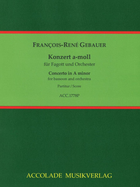 Konzert a-moll (Score)