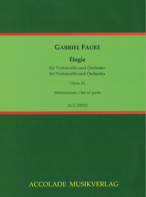 Élégie op. 24 (Set of parts)