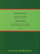 Auszüge aus der Oper "Don Carlos"