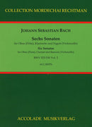 Sechs Sonaten, Vol. 2: BWV 528-530