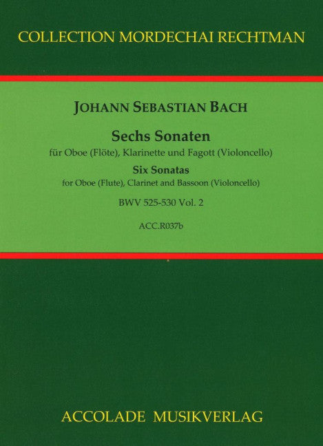 Sechs Sonaten, Vol. 2: BWV 528-530