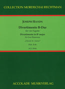Divertimento B-Dur Hob.II;46 (4 bassoons)