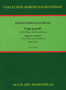 Fuge g-moll BWV 578 (23 wind instruments and double bass)