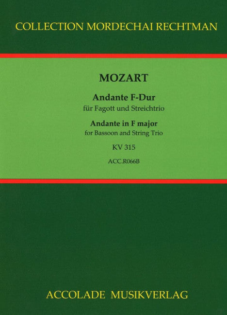 Andante F-Dur KV 315 (with String Trio)
