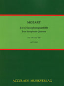 Zwei Saxophonquartette