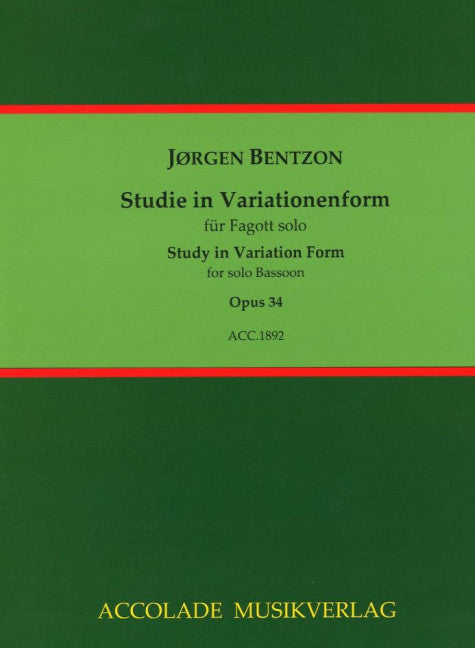 Studie in Variationenform op. 34
