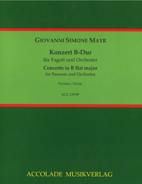 Konzert B-Dur (Score)