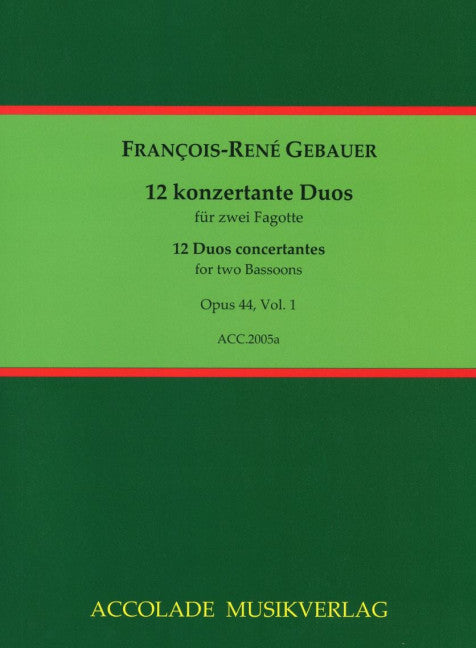 12 konzertante Duos op. 44, Vol. 1