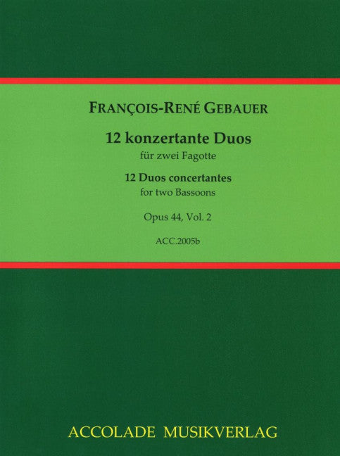 12 konzertante Duos op. 44, Vol. 2
