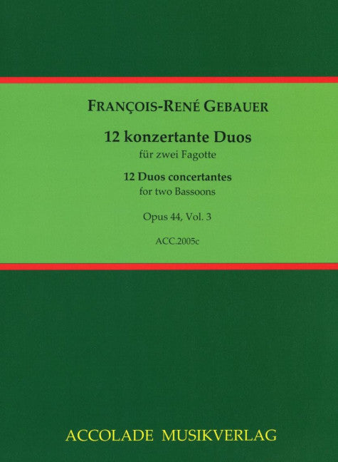 12 konzertante Duos op. 44, Vol. 3