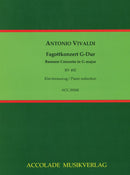 Konzert G-Dur RV 492 (Piano reduction with solo part)