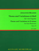 Thema und Variationen d-moll op. 18