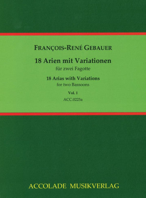 18 Arien mit Variationen, Vol. 1