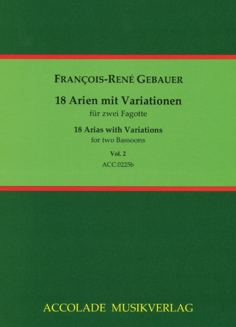 18 Arien mit Variationen, Vol. 2