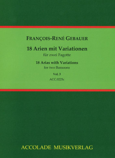 18 Arien mit Variationen, Vol. 3