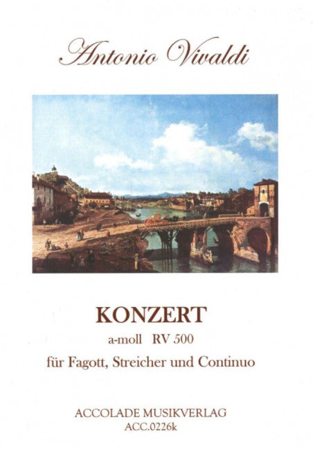 Konzert Nr. 10 a-Moll RV 500 / F:VIII,10 / PV 89 (Piano reduction with solo part)