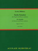 Sechs Sonaten op. 3, Vol. 1