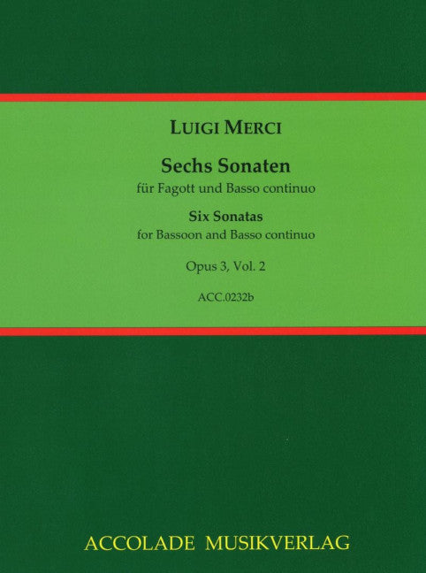 Sechs Sonaten op. 3, Vol. 2