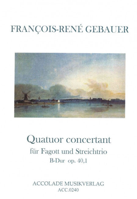Quatuor concertant op. 40,1