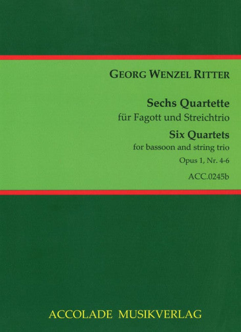 Sechs Quartette op. 1, Vol. 2: 4-6