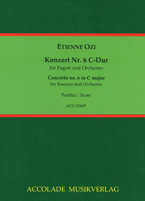 Konzert Nr. 6 C-Dur (Score)