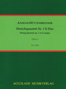 Streichquartett Nr. 1 E-Dur op. 3