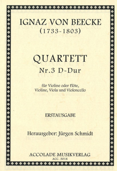 Streichquartett Nr. 3 D-Dur