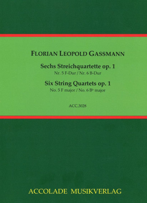Sechs Streichquartette op. 1, vol. 1