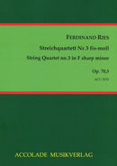 Streichquartett Nr. 3 fis-moll op. 70,3