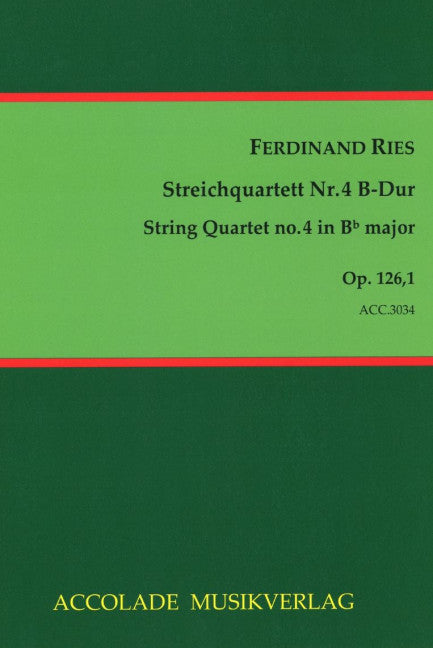 Streichquartett Nr. 4 B-Dur op. 126,1