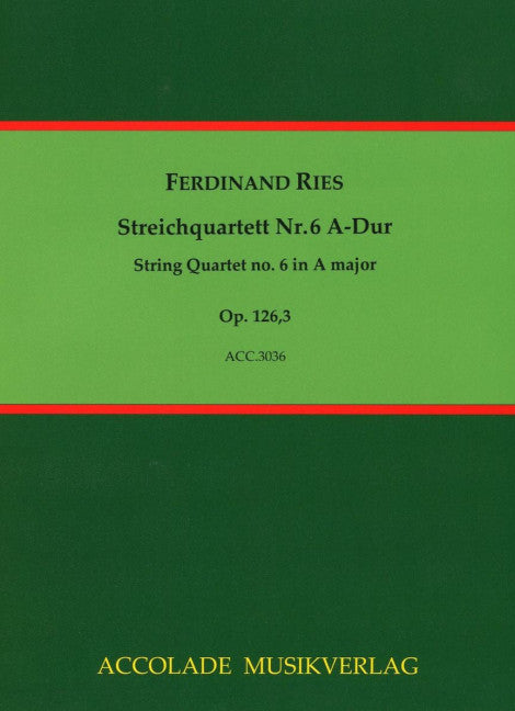 Streichquartett Nr. 6 A-Dur op. 126,3