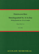 Streichquartett Nr. 13 A-Dur WoO 1 Nr.2