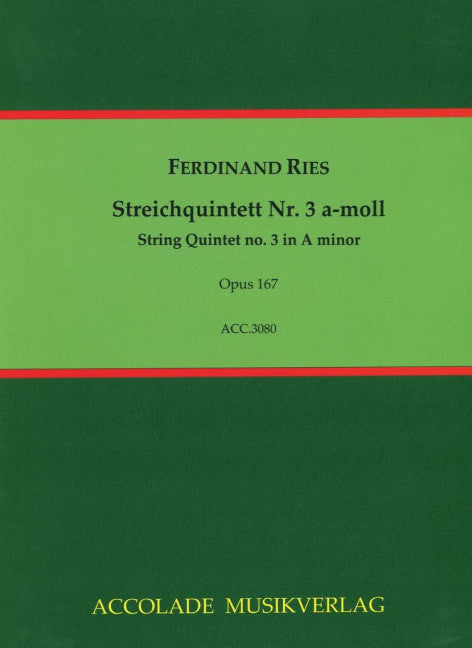 Streichquintett Nr. 3 a-moll op. 167