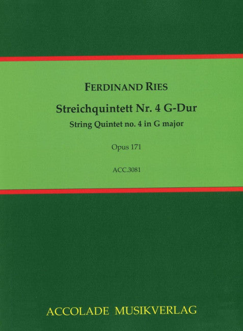 Streichquintett Nr. 4 G-Dur op. 171