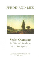 Sechs Quartette für Flöte und Streichtrio op.145,1