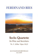 Sechs Quartette für Flöte und Streichtrio op.145,3