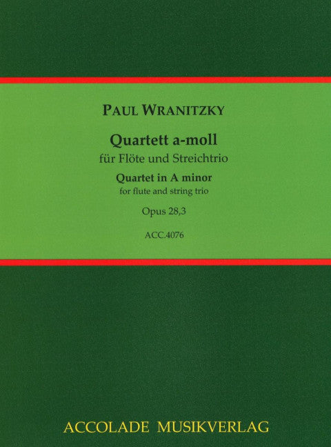 Quartett op.28, 3 a-moll