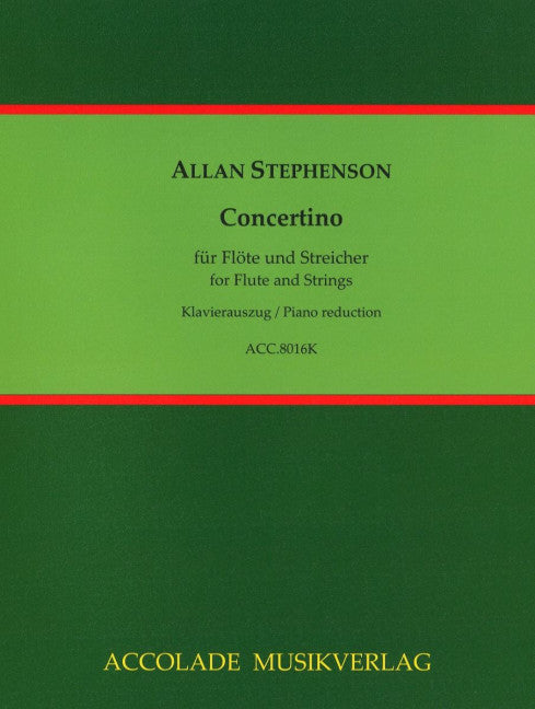 Concertino für Flöte und Streicher (Piano reduction)