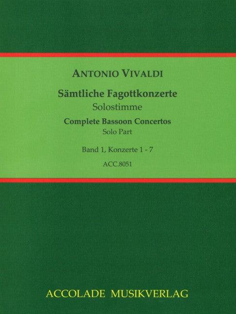 Sämtliche Fagottkonzerte, Vol. 1
